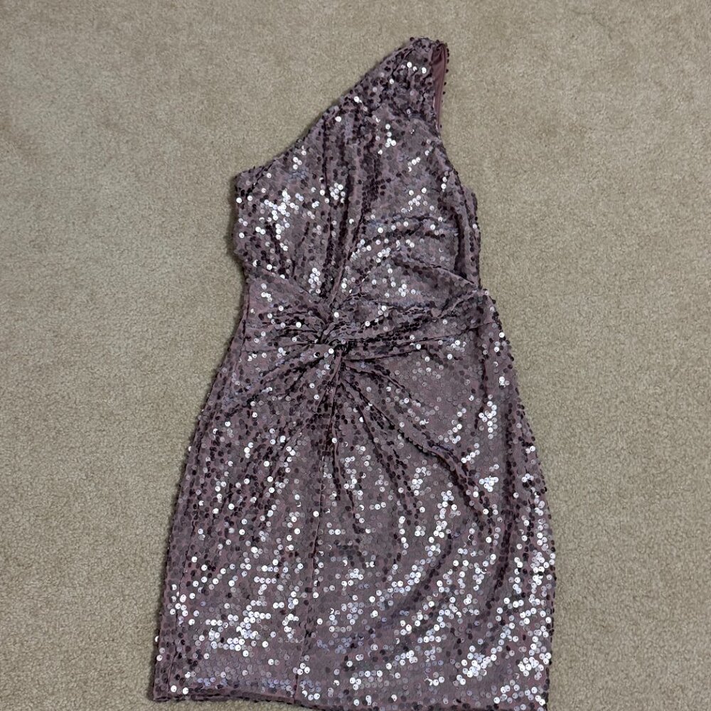 [NEW] Charlotte Russe Golden Sequin Bachelorette Mini Dress